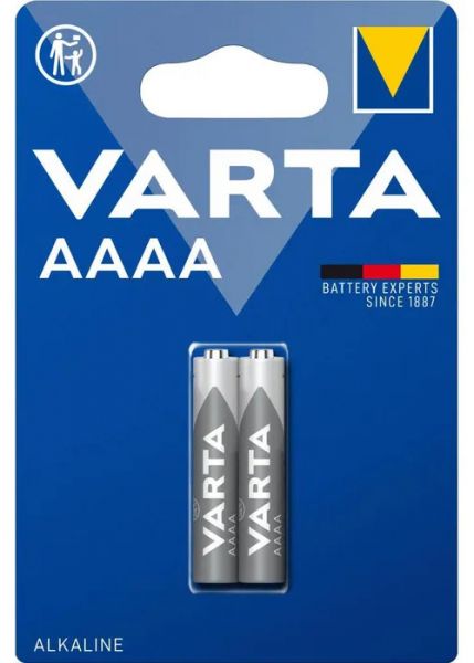 2x VARTA Alkaline AAAA, Micro LR61, 1,5 Volt Batterie - 2er Blister