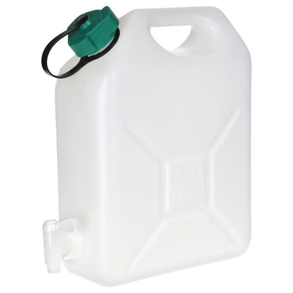 Wasserkanister 5 Liter mit Auslaufhahn, lebensmittelecht, Kanister für Wasser