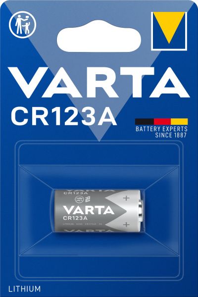 Varta Foto Lithium Cylindrical CR123A - 3 Volt Batterie - 1er-Blister