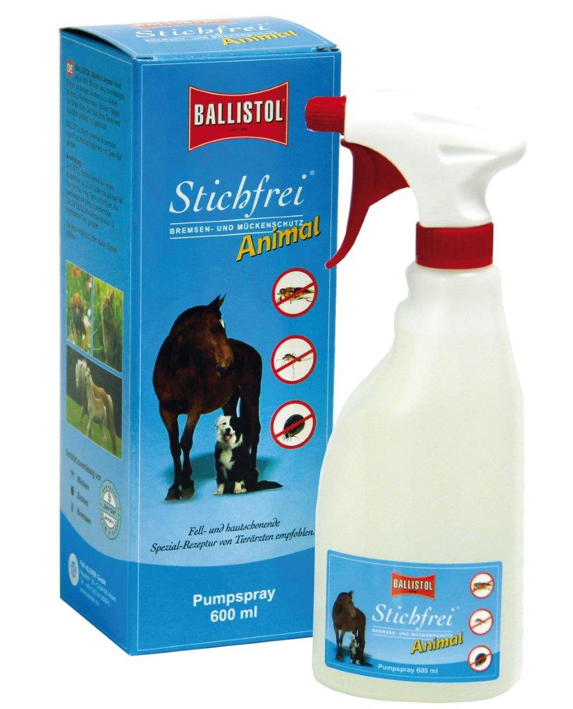 Ballistol Stichfrei® AnimalMückenschutz 600ml Pumpspray, Hautpflegeöl
